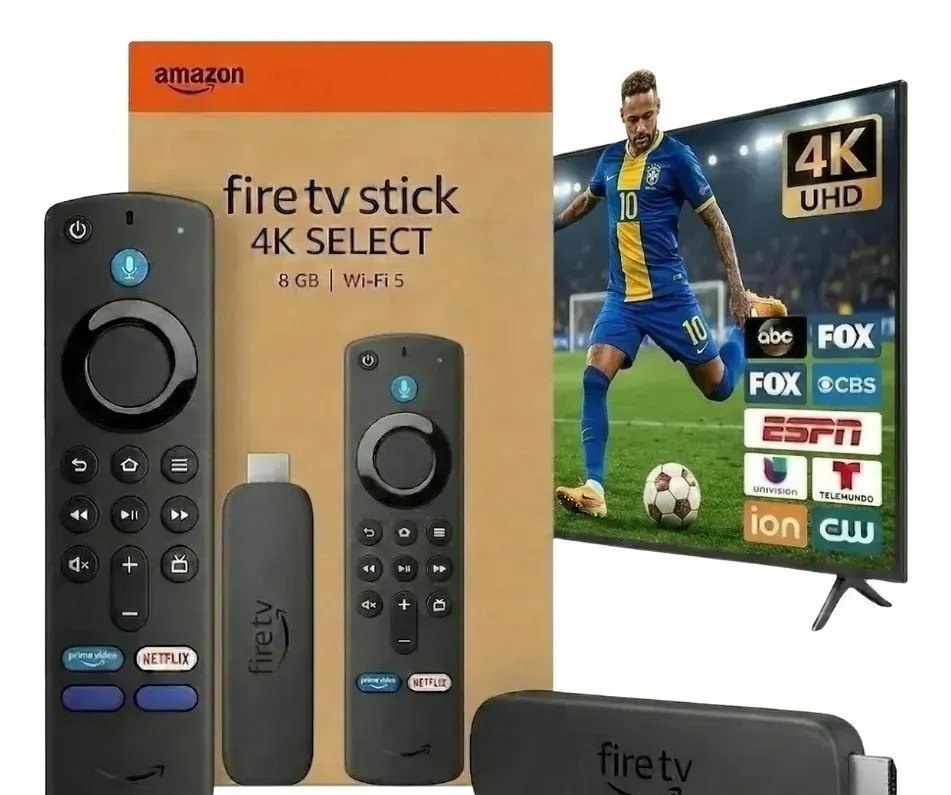 Amazon Firetv Stick 4k Stick Wi-fi-6 Com Alexa
