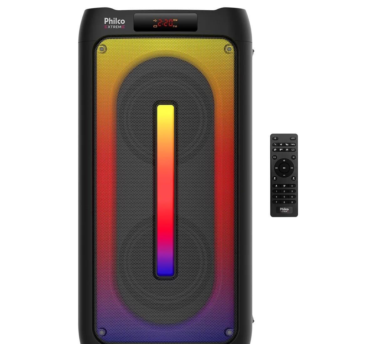 Caixa de Som Philco Extreme 350W Bluetooth 5.3 Luzes LED