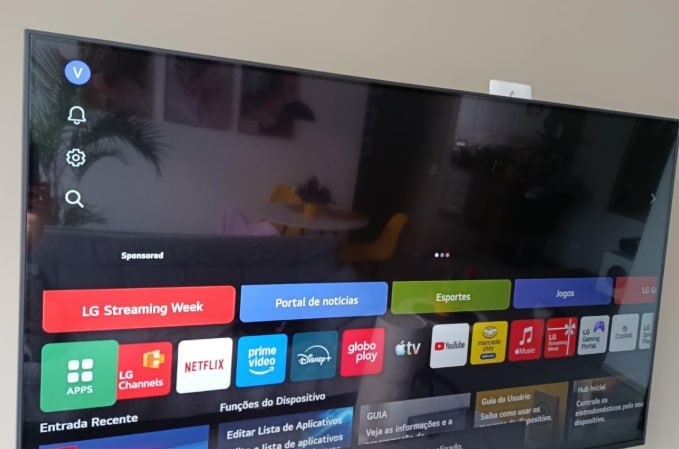 Smart TV LG 55 Led UHD Pro AI ThinQ 4K 55AU801C0SA