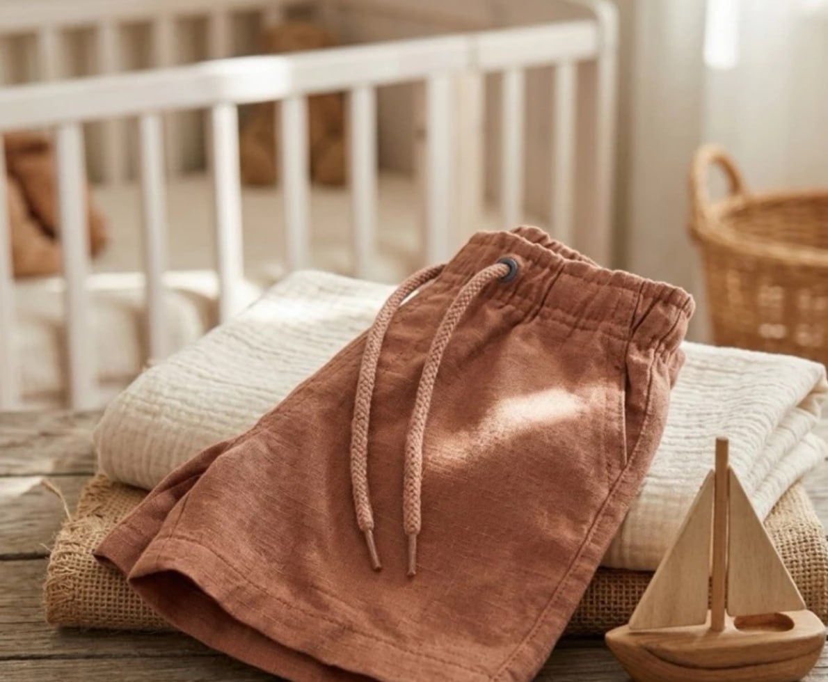 Shorts de Linho Infantil várias cores