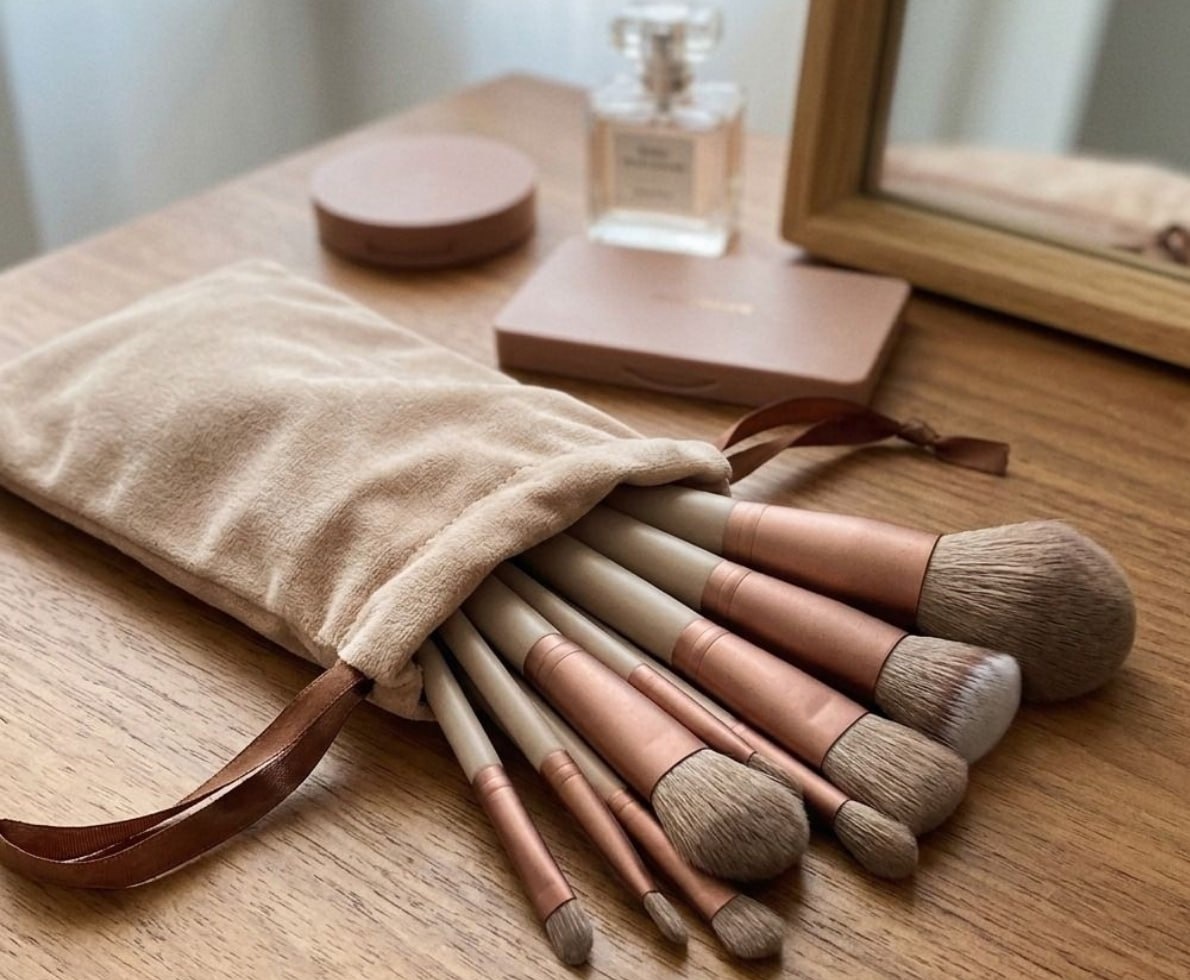 Kit Pincel de Maquiagem com 13 Unidades