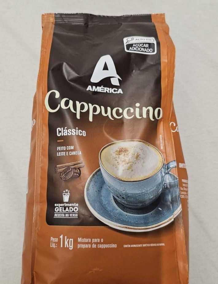 Cappuccino em Pó América Clássico 1Kg