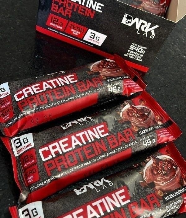 12 Unidades Creatine Protein Bar Dark Lab 45g