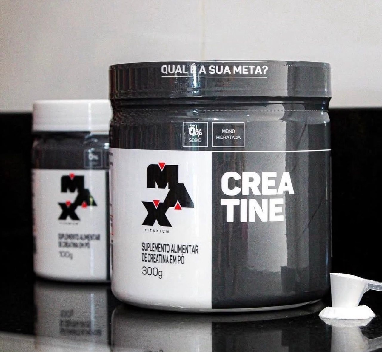 Kit 2 Creatina Max Titanium 300g