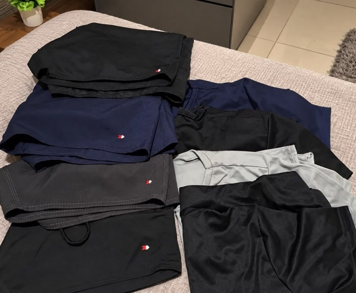 Kit 8 Peças Dry Fit Sandrini 4 Camisetas  4 Shorts - Tamanho M