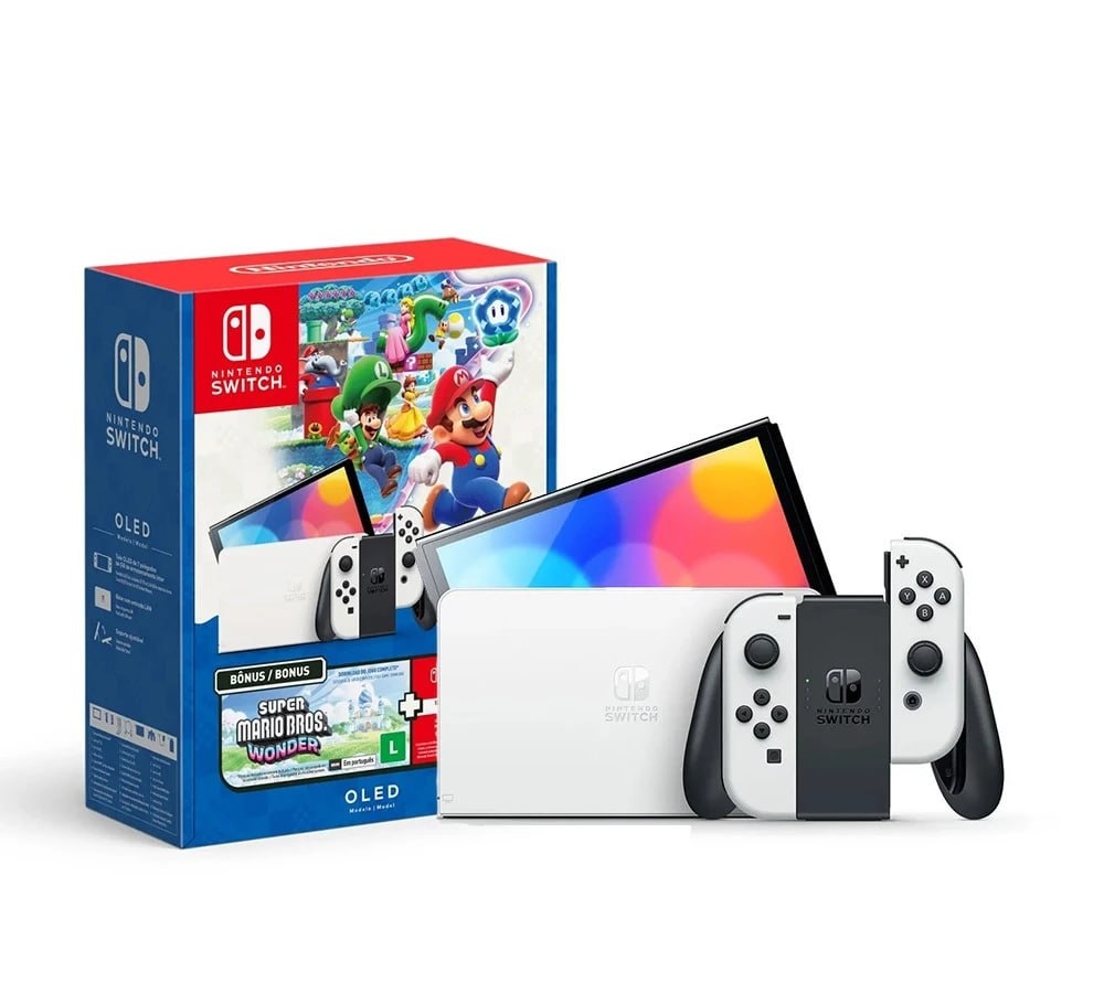 Console Nintendo Switch OLED 64Gb Mario Bros Wonder