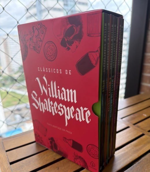 Box Clássicos de William Shakespeare - com 7 marcadores de páginas