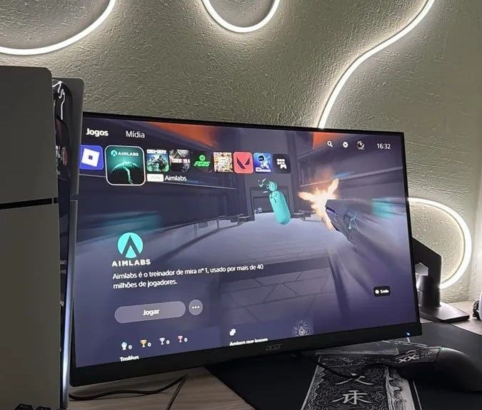 Monitor Gamer Acer Nitro 23.8 200Hz 2ms FHD HDMI VA KG241Y-X3BIP Preto