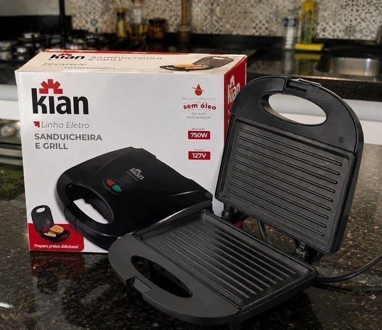 Sanduicheira Grill 2 Em 1 Kian 127V