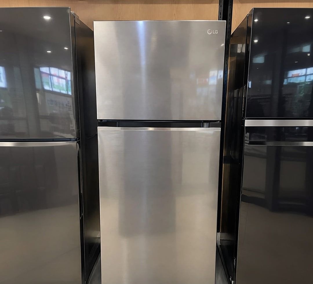 Geladeira LG Frost Free Inverter 395L Duplex Inox Look 127V