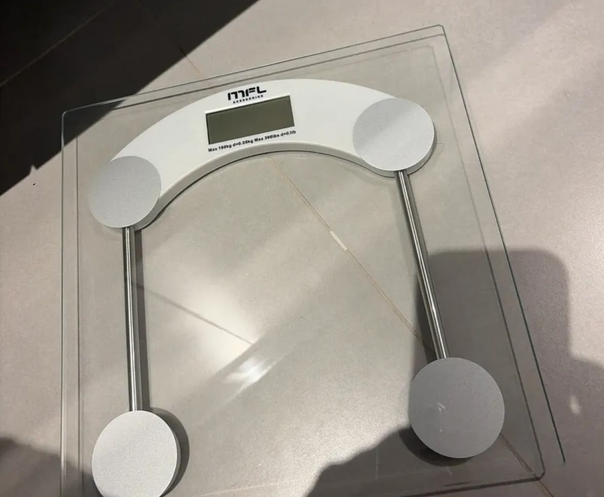 Balança Corporal Digital Vidro Até 180kg