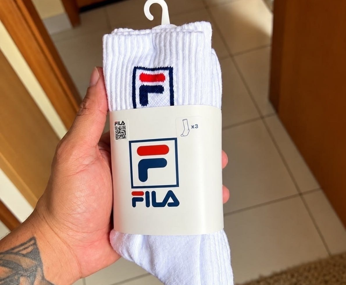 Kit 3 Pares Meia Fila Cano Alto