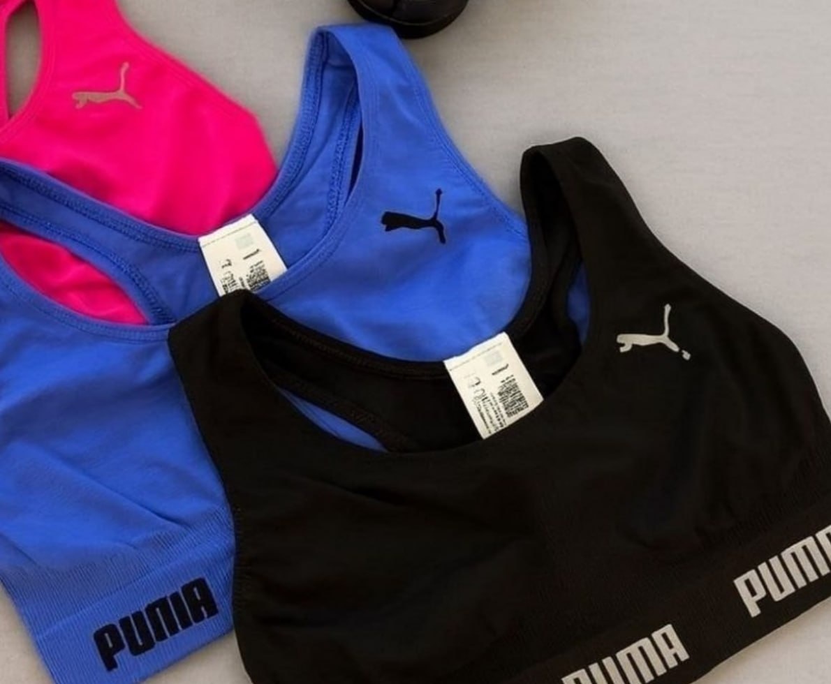 Top Puma Alta Sustentação várias cores