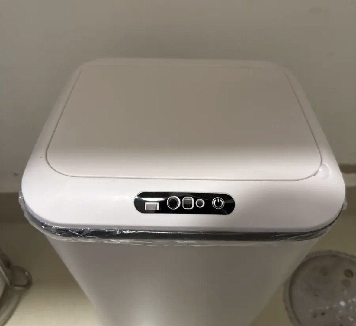 Lixeira Inteligente Automática 16L Sensor Infravermelho Recarregável USB-C 3 Modos Tampa Touch Banheiro Cozinha