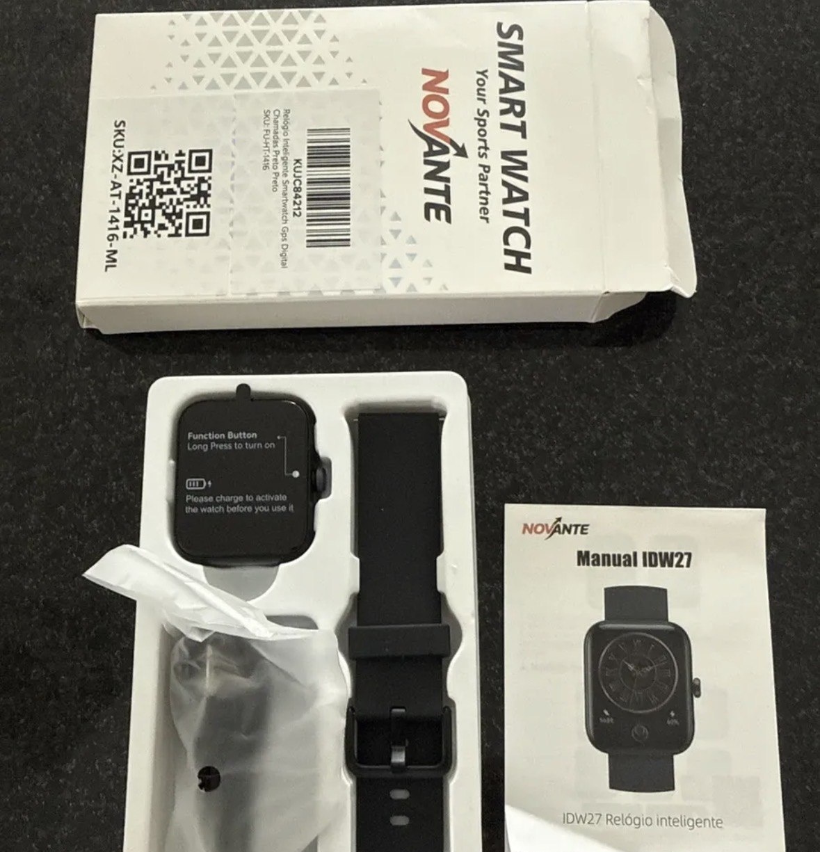 Relógio Inteligente Smartwatch GPS Autônomo Chamadas Bluetooth NOVANTE