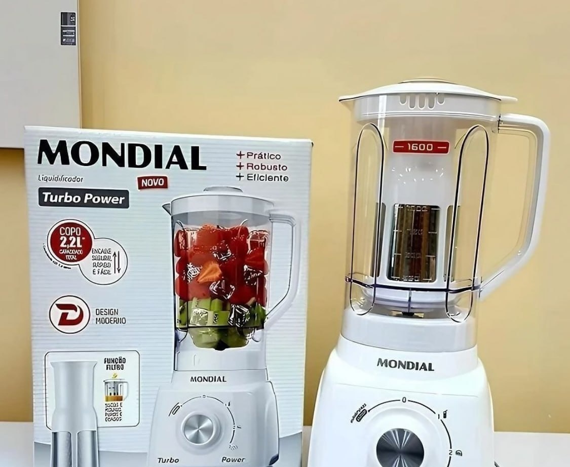 Liquidificador Turbo Power Mondial 550W