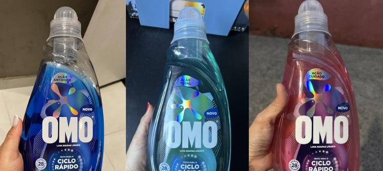 Lava-Roupas Líquido Omo Ciclo Rápido Ação 1,4L
