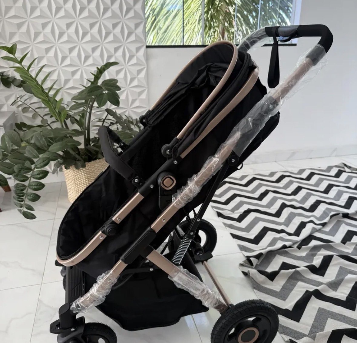 Carrinho Passeio Bebê Moisés Reversível Elysian Cz Maxi Baby
