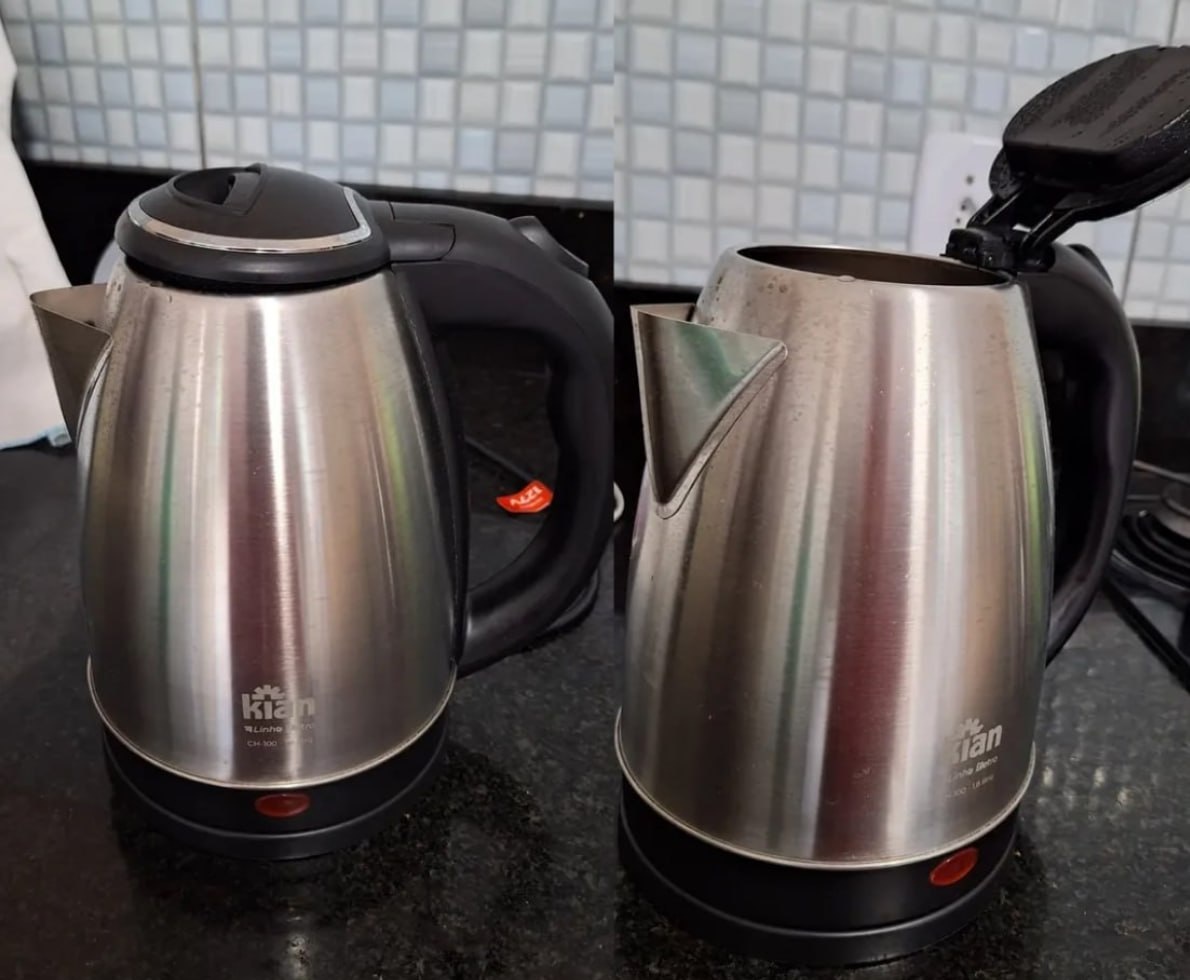 Chaleira Elétrica Kian 1,8L Inox