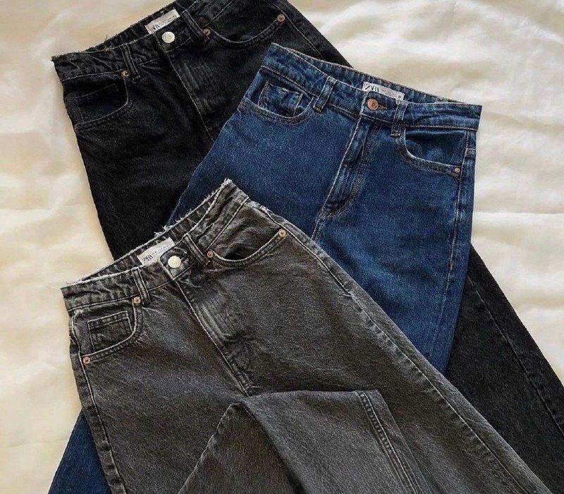 Calça Mom Jeans Cintura Alta Marmorizada 4 cores