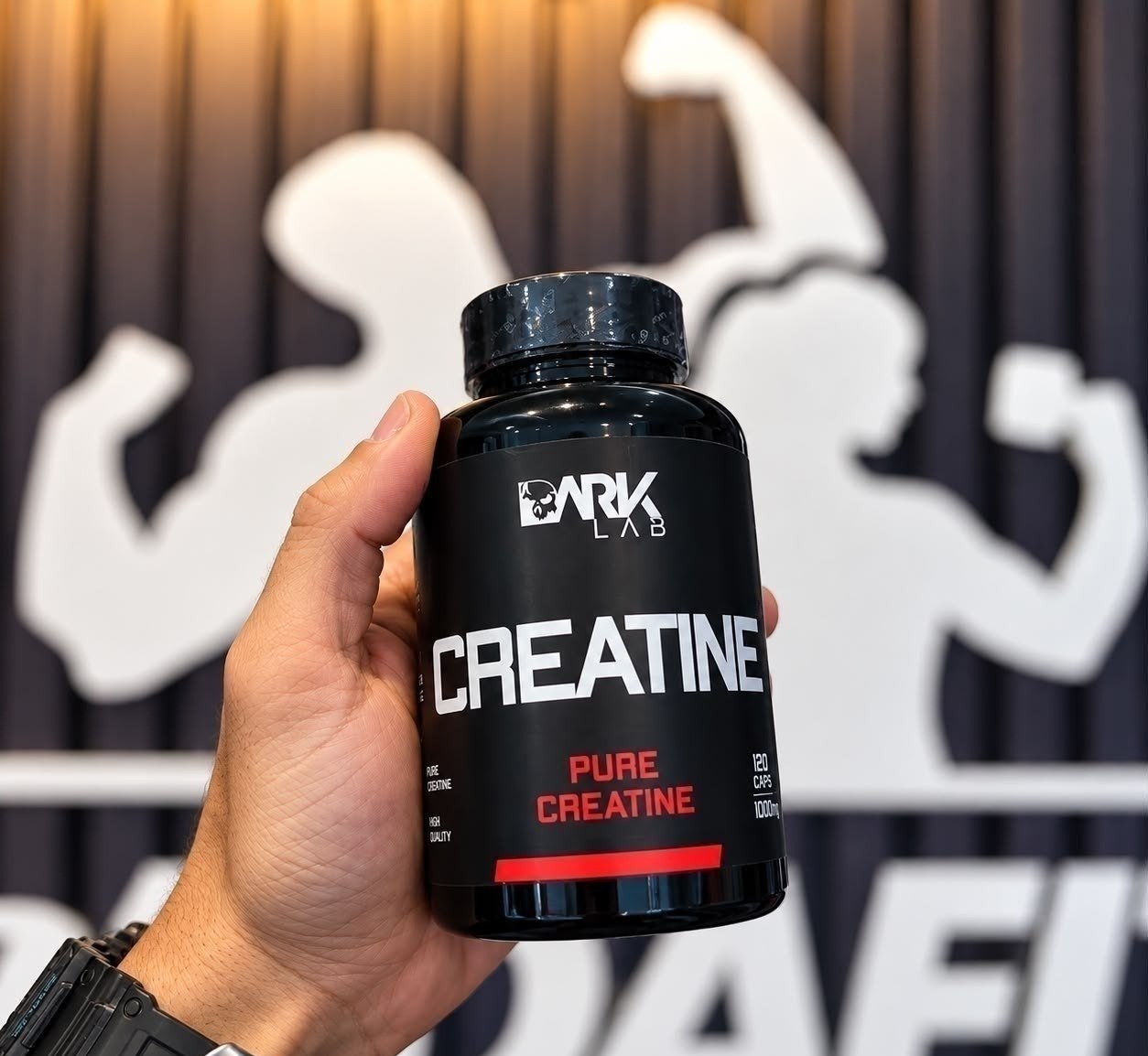 Creatina 100 Pura 120 Cápsulas Dark Lab