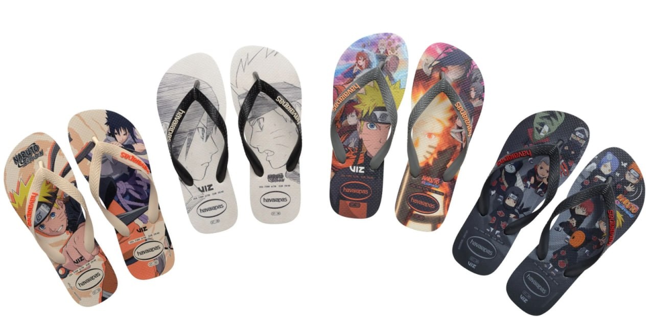 Chinelo Havaianas Naruto Shippuden 35 ao 44
