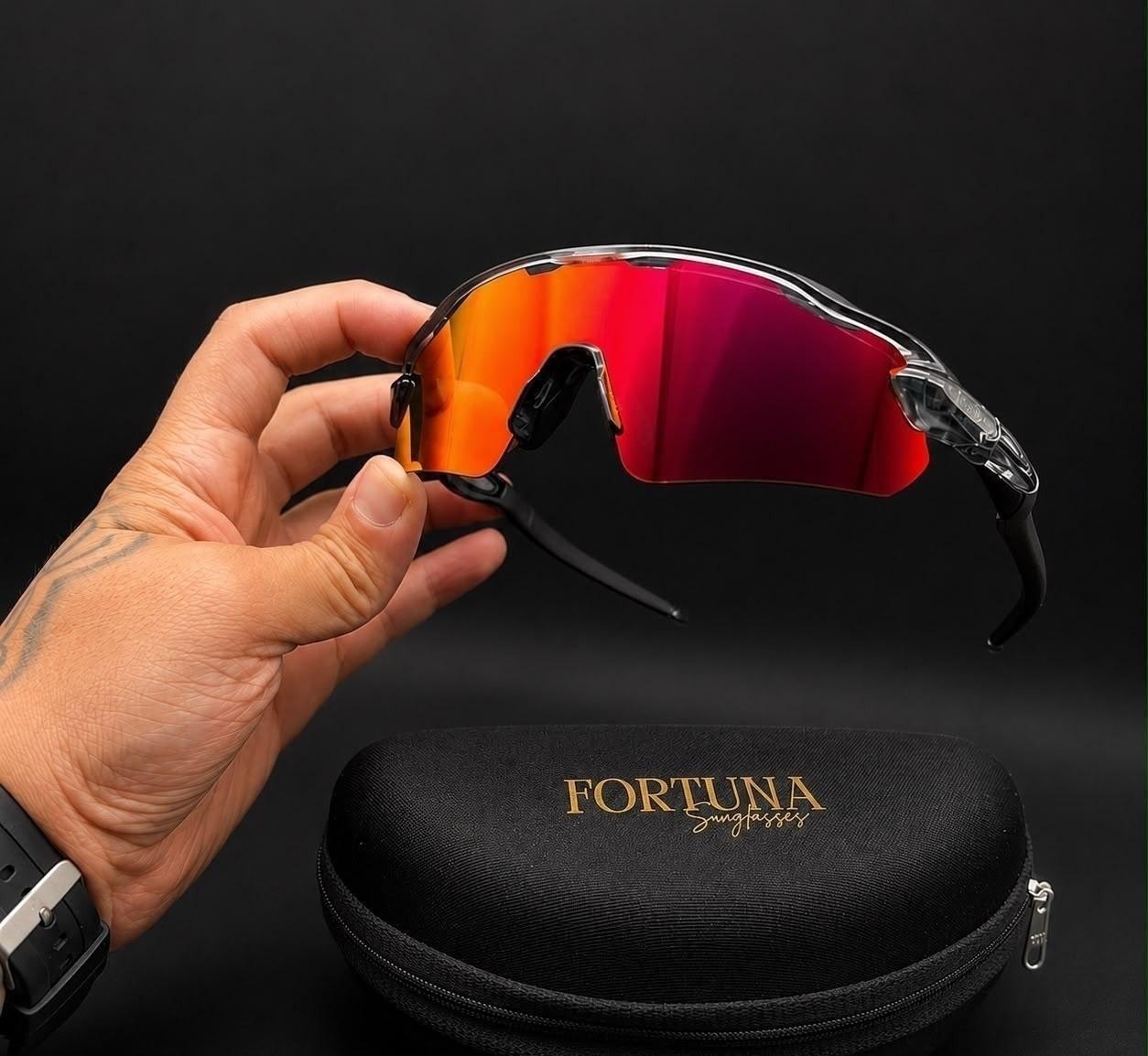 Óculos Esportivo Pace Premium Proteção UV400 5 cores