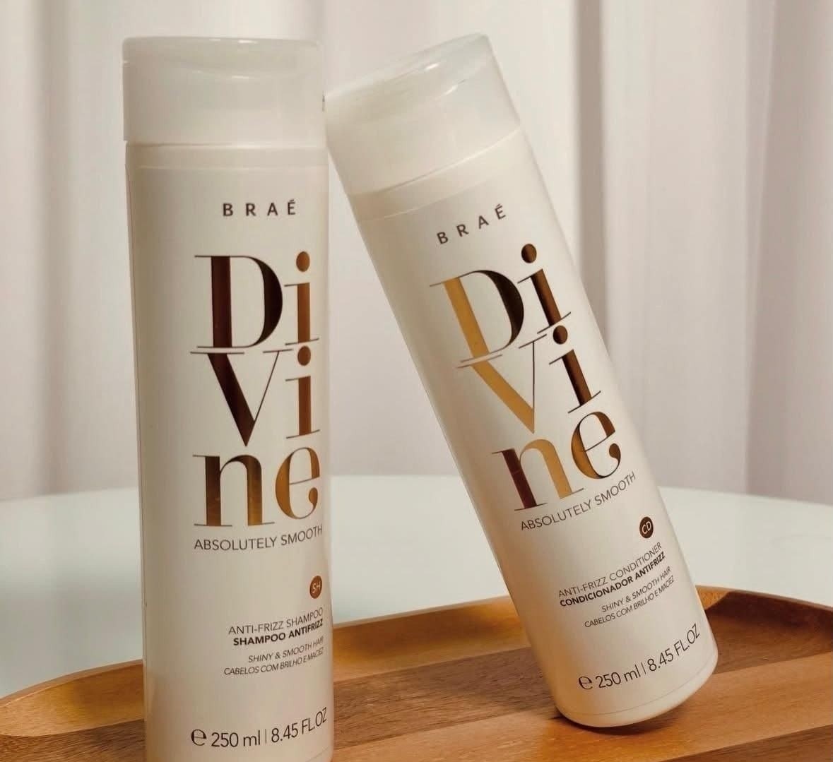 Kit Braé Divine shampoo 250ml  condicionador 250ml