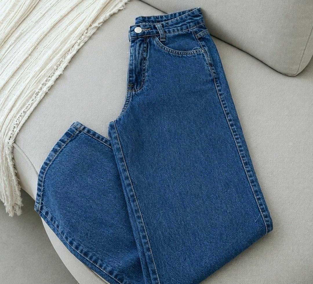 Calça Jeans Wide Leg 3 cores