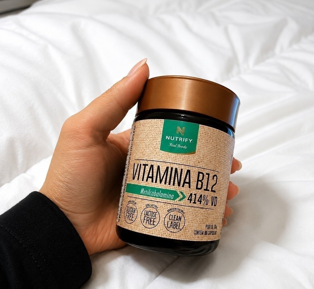 Vitamina B12 60 Cápsulas Nutrify