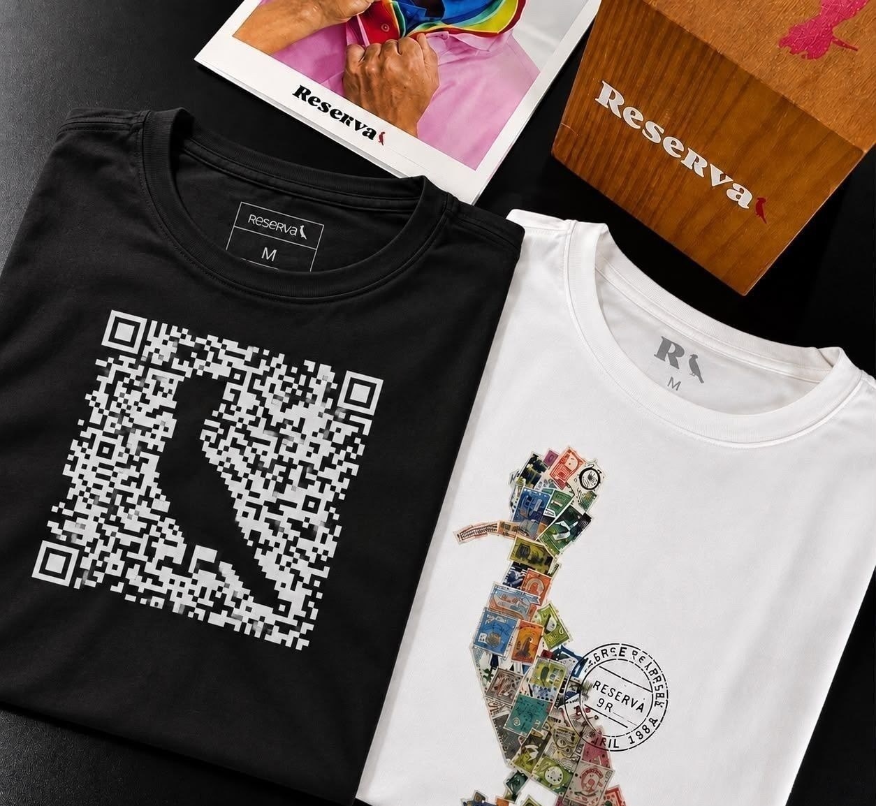 Kit com 2 Camisetas Estampa Algodão Pica-pau Reserva