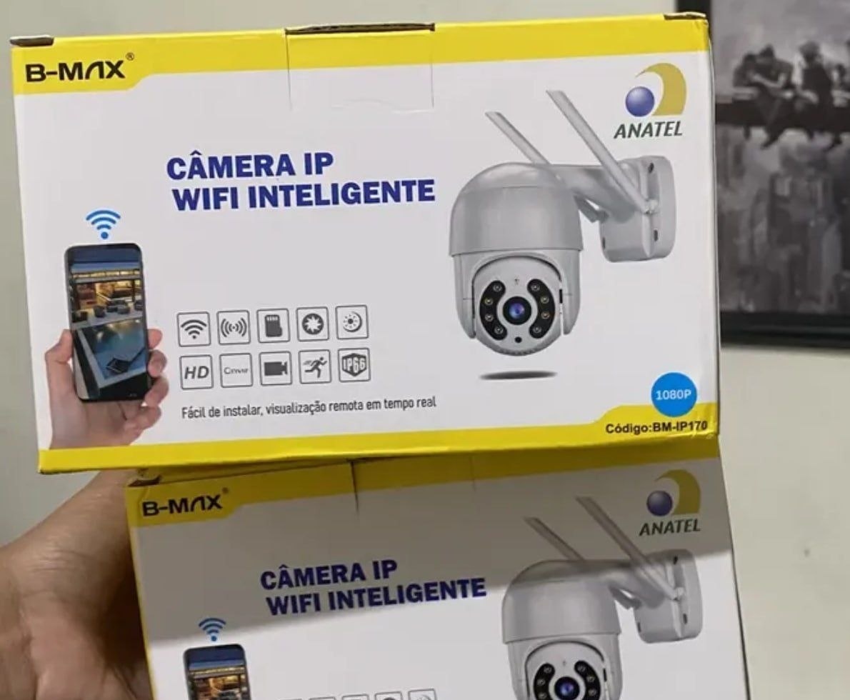 Kit 2 Câmeras de Segurança IP para Uso Interno e Externo