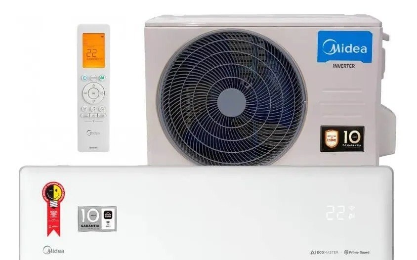 Ar Cond Split Inverter Midea Ia Ecomaster 9k Btus Frio