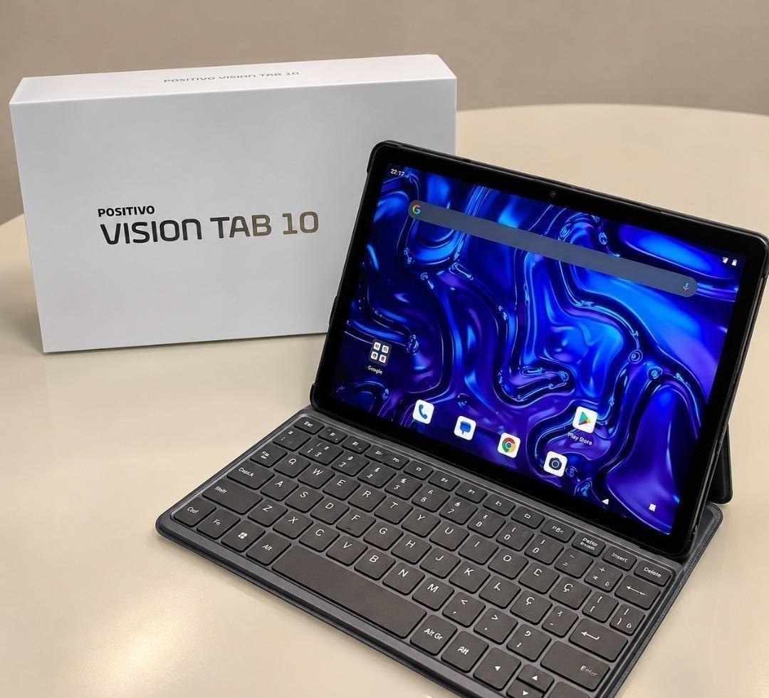 Positivo Vision TAB10 128GB com Capa Teclado