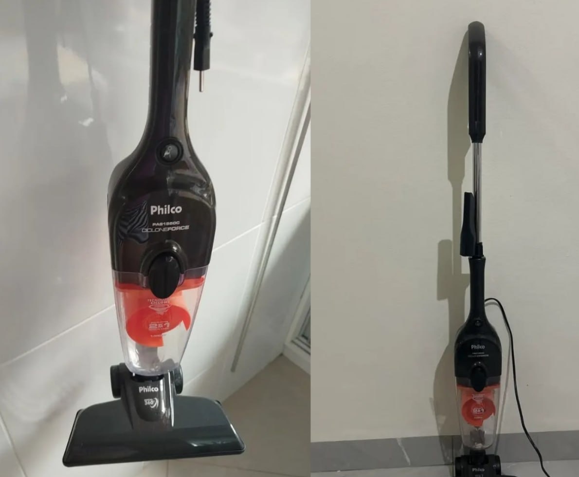 Aspirador De Pó Vertical 2 Em 1 1400W Philco