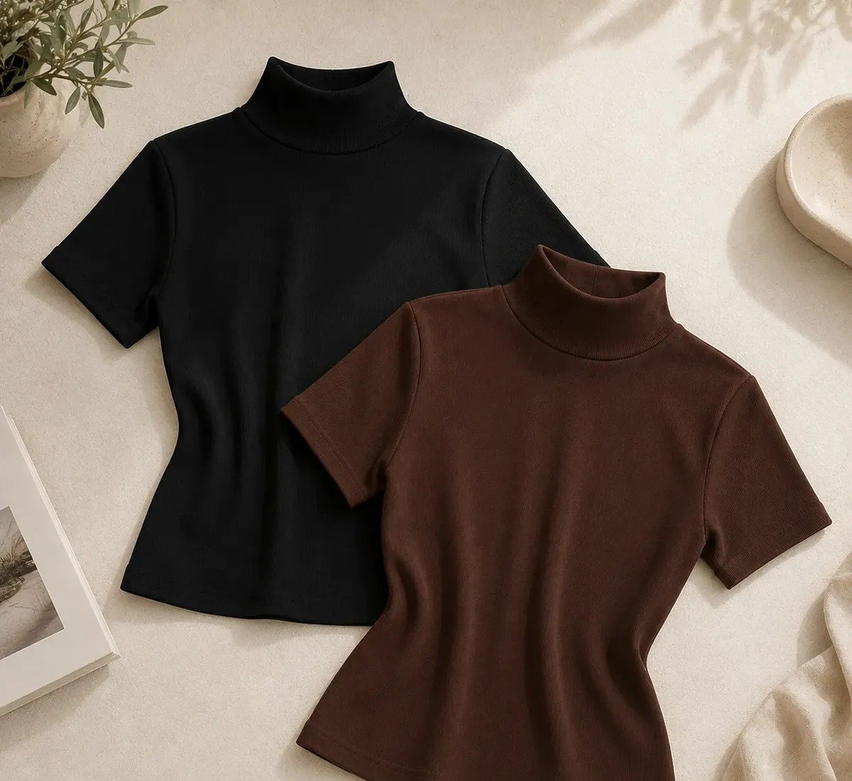 Kit 2 Blusas Feminina Canelada