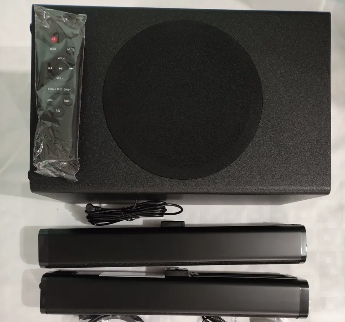 Caixa De Som Soundbar 200W Home Theater Tv Sound Bar Com Subwoofer Bluetooth Som Cinema, Com HDMI ARC, óptico, AUX e Coaxial