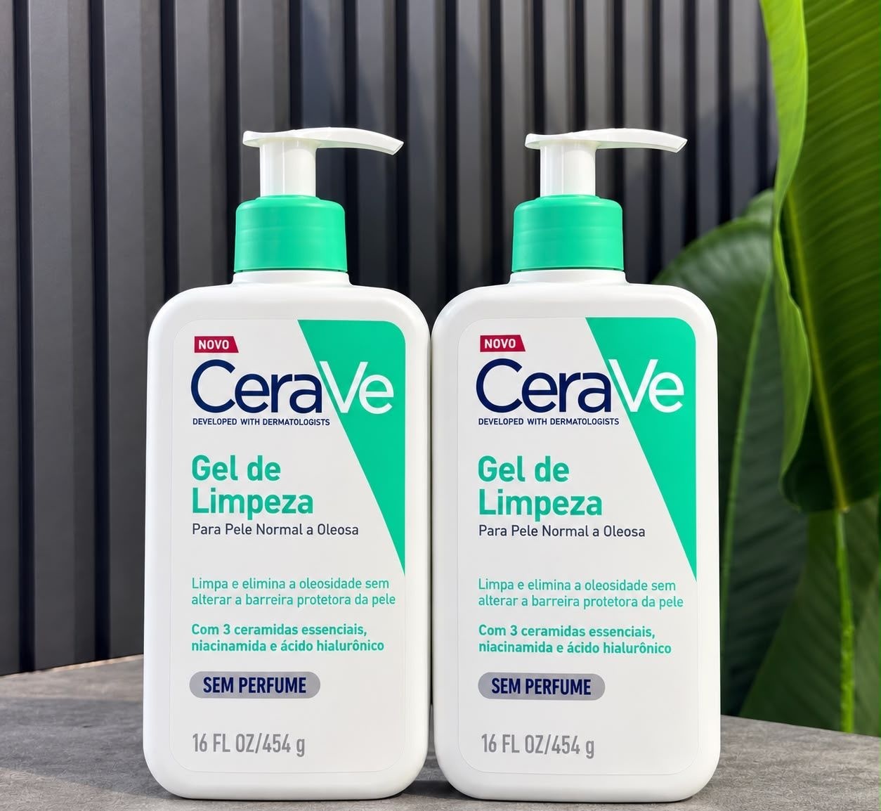 Gel de Limpeza Facial Para Pele Normal a Oleosa Cerave 454g