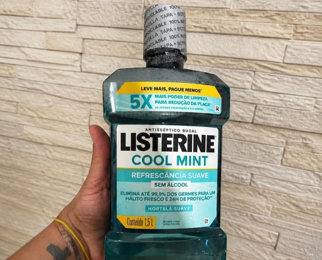 Listerine Cool Mint Enxaguante Bucal 1,5L