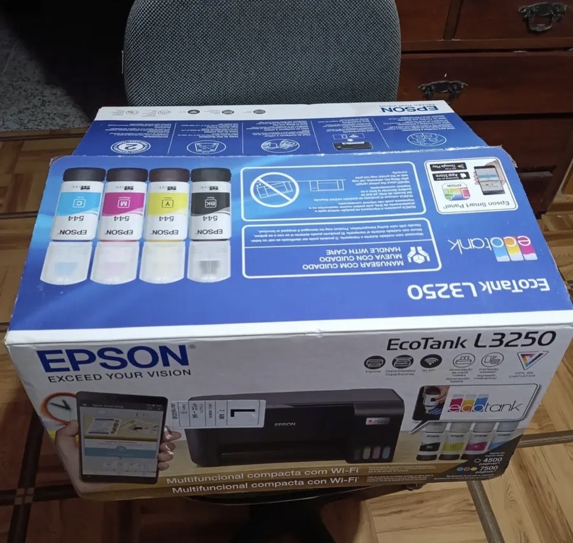 Impressora Epson Multifuncional Ecotank L3250 Wireless Bivolt