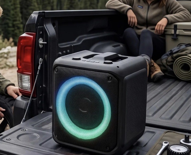 Torre De Som Bluetooth Rgb Festa Caixa De Som Portátil Tws