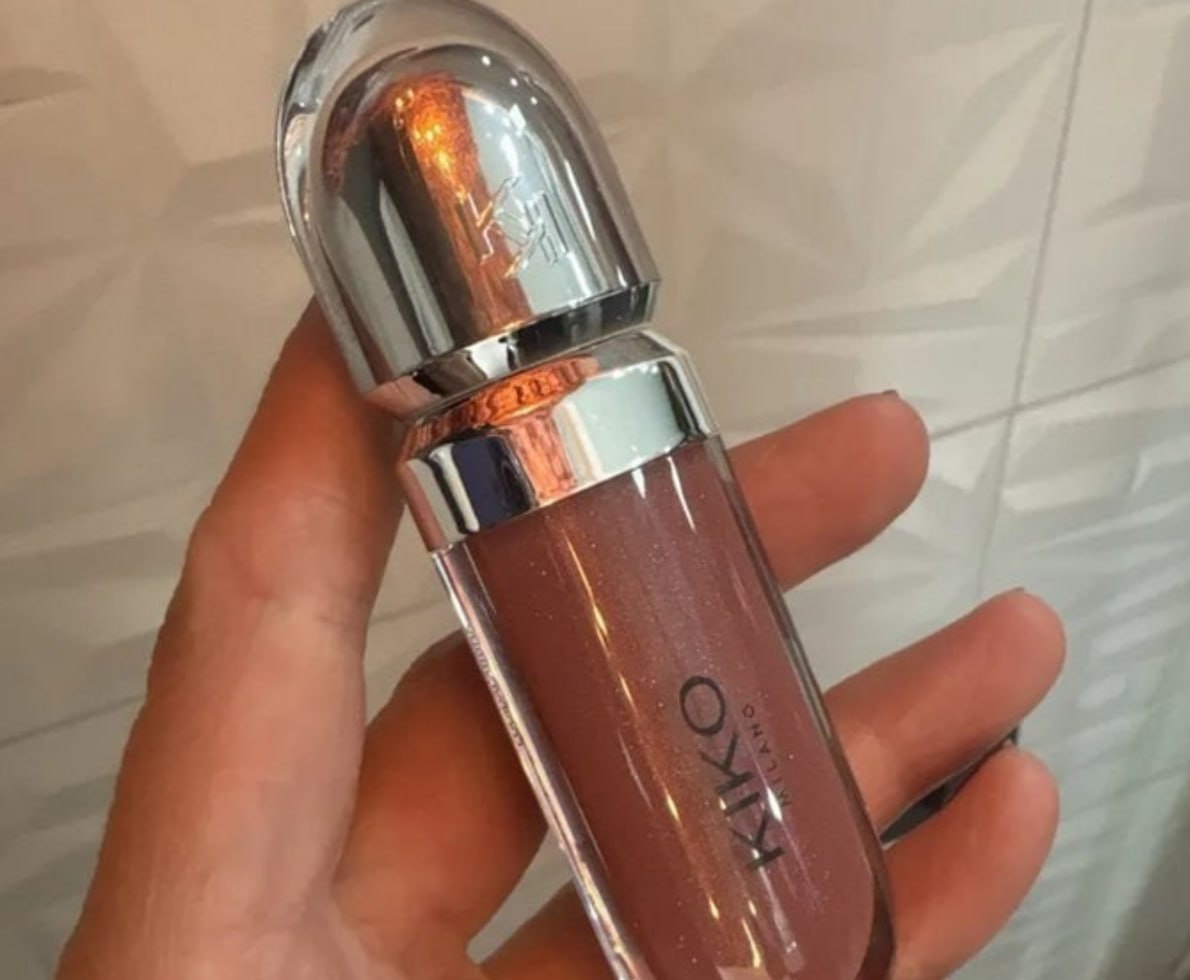 Gloss Hidratante 3D Hydra Kiko Milano Cor 35 Lilás Efeito Brilhante
