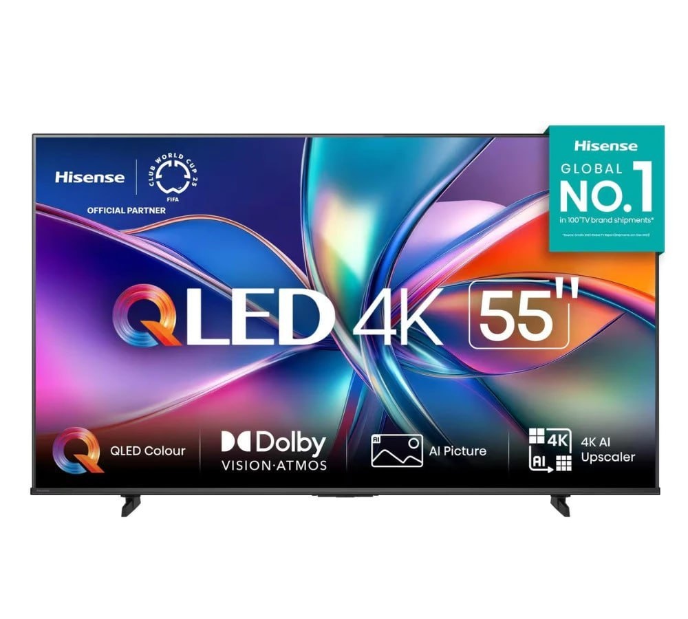 Smart TV 55 4K UHD QLED 55Q6QV HDR10 Dolby Atmos Vidaa U9 Hisense