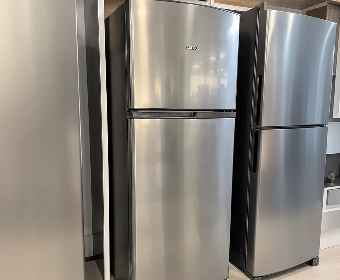 Geladeira Consul Frost Free 333 Litros Duplex Inox