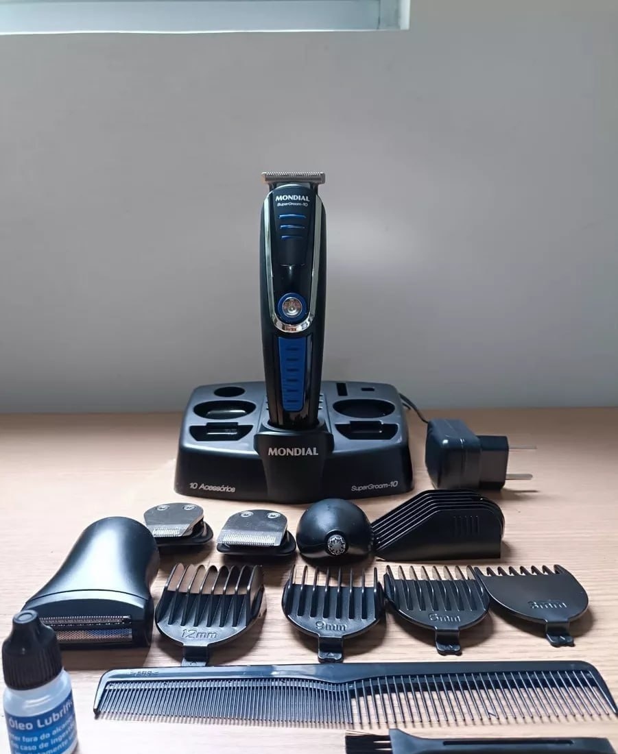 Aparador de Pelos Super Groom 10 Mondial BG-03