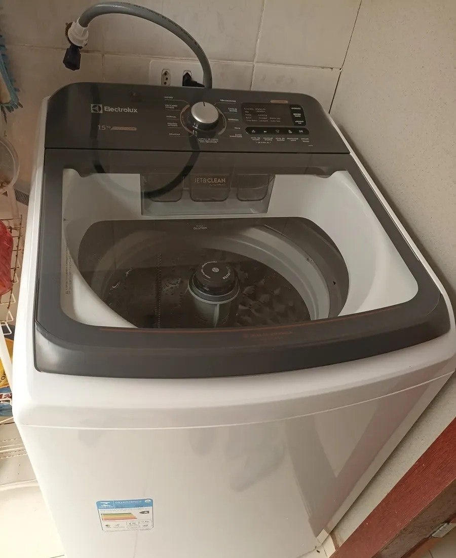 Máquina de Lavar Electrolux Premium Care 15kg Inox  LEC15