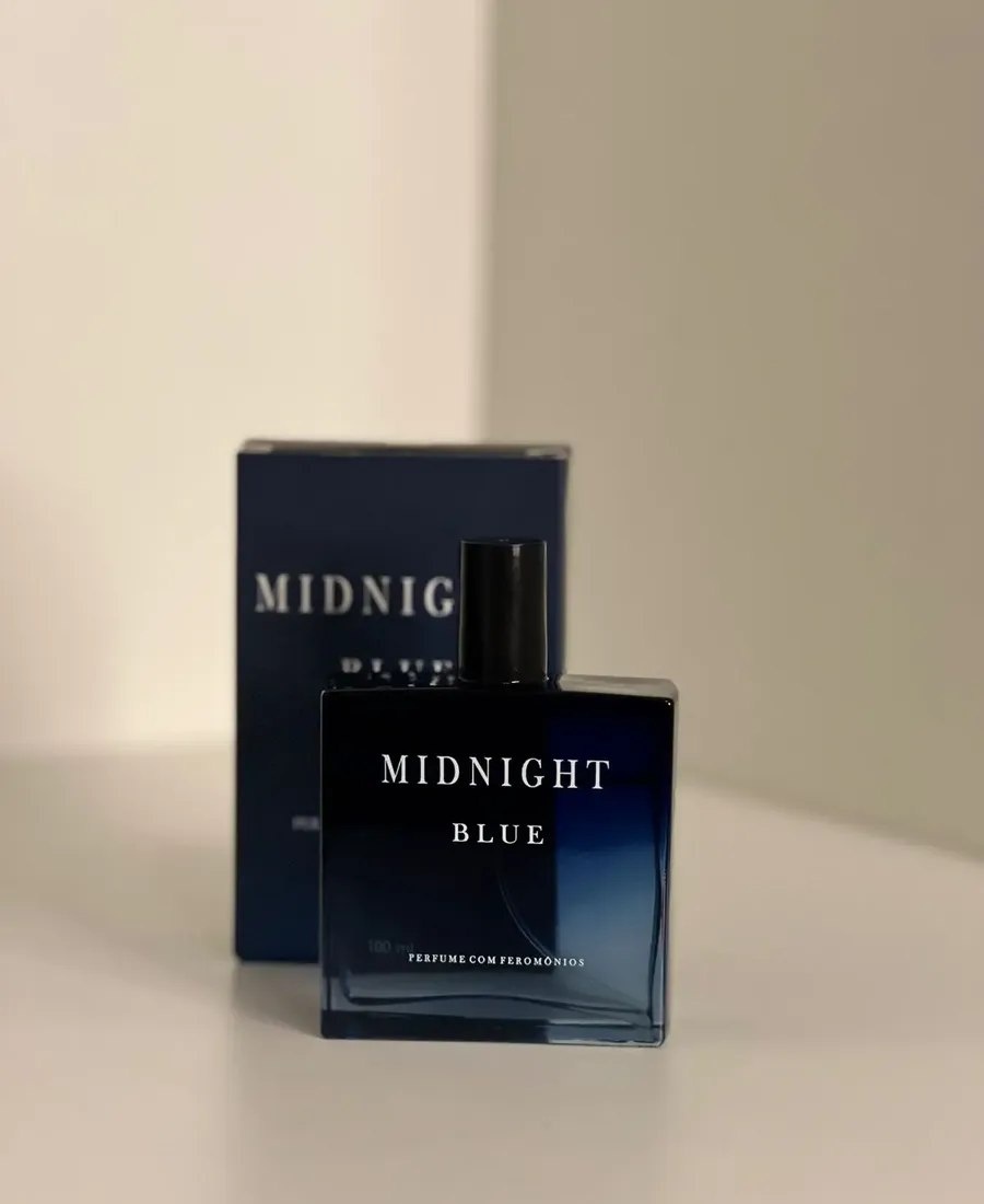 Perfume Masculino Premium Midnight Blue 100ml Original Árabe