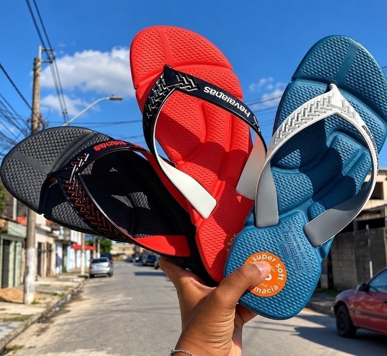 Chinelo Havaianas Power 2.0 Anatômica 6 cores