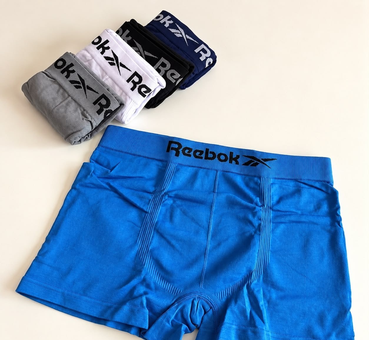 Kit com 6 Cuecas Boxer Box Classic Reebok