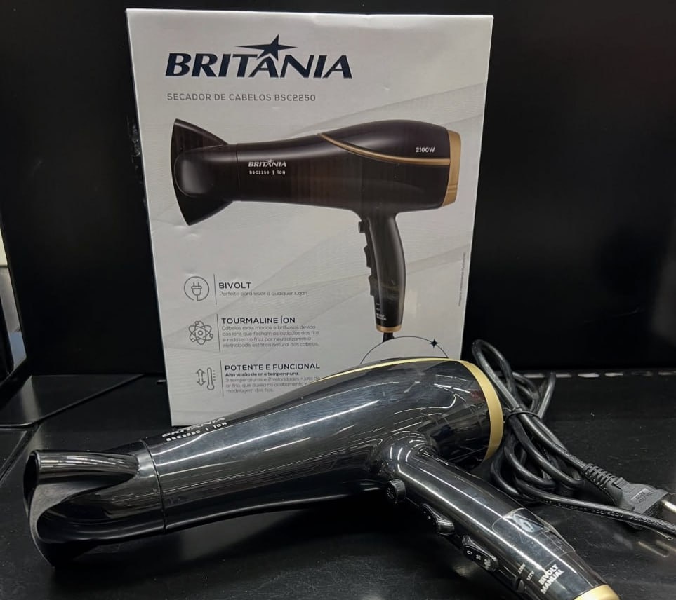 Secador de Cabelos Britânia 3 Temperaturas 2100W BSC2250
